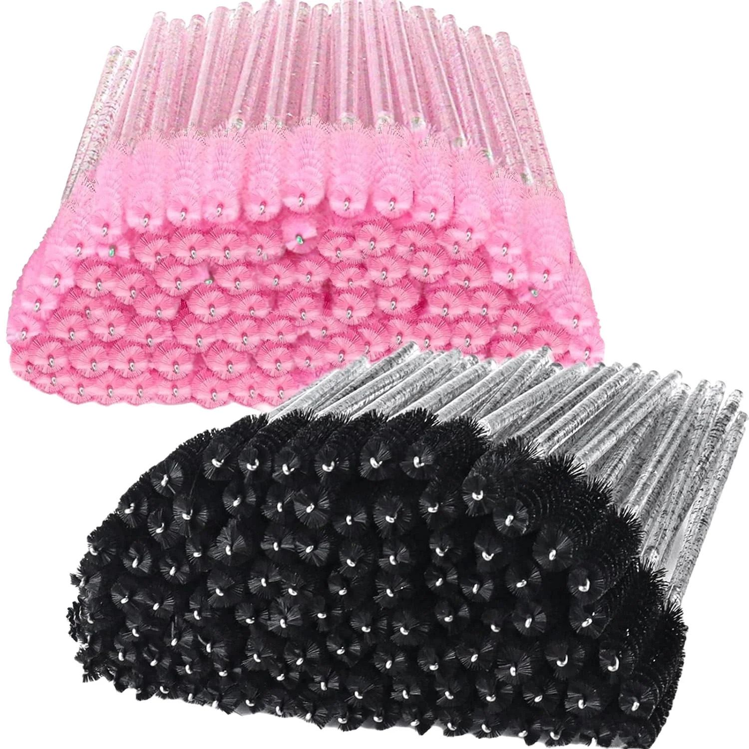 Beauty Makeup Brushes - 500pcs Eyelash Brushes Wands for Beauty