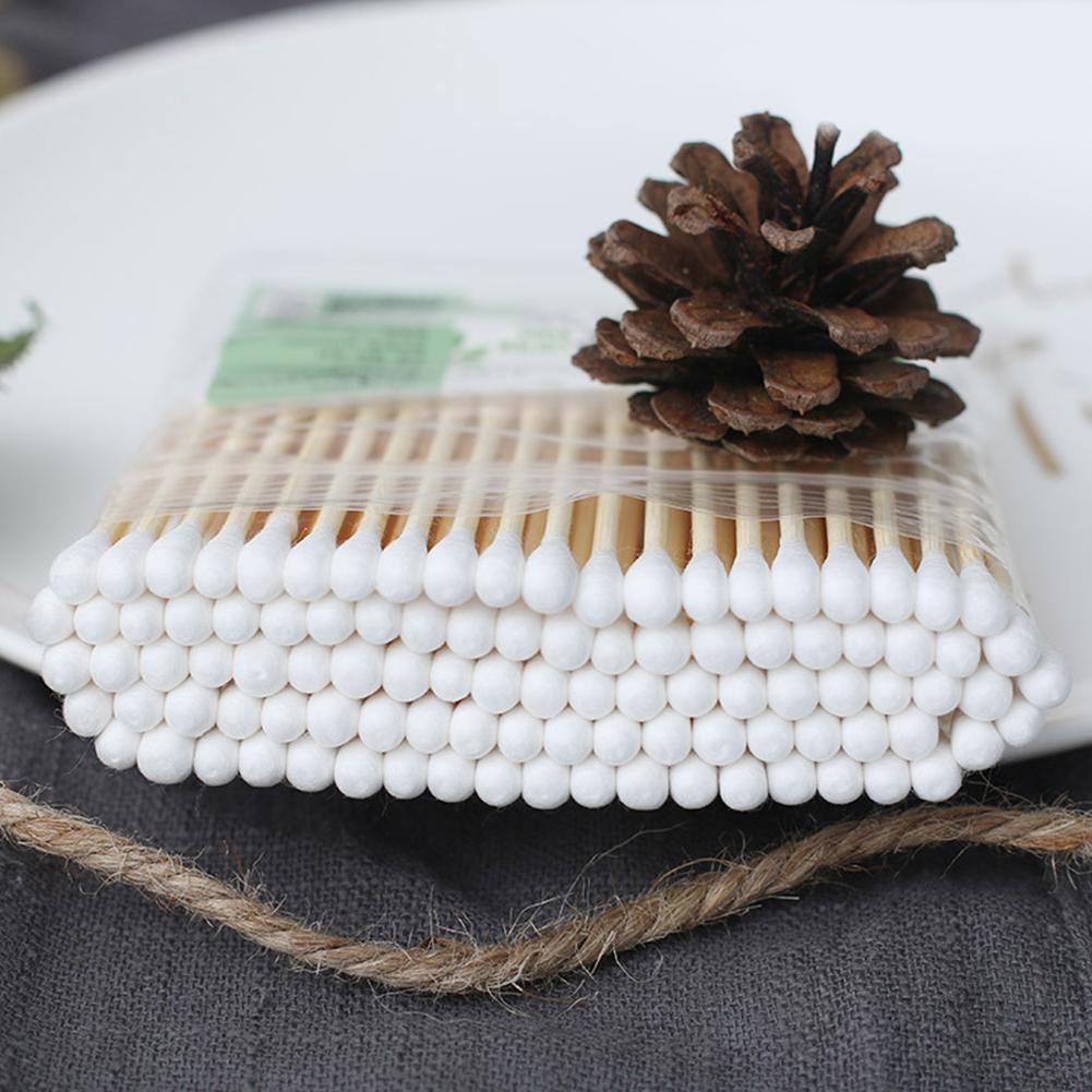 Beauty For Makeup - 10/100pcs Disposable Cotton Swabs for Beauty