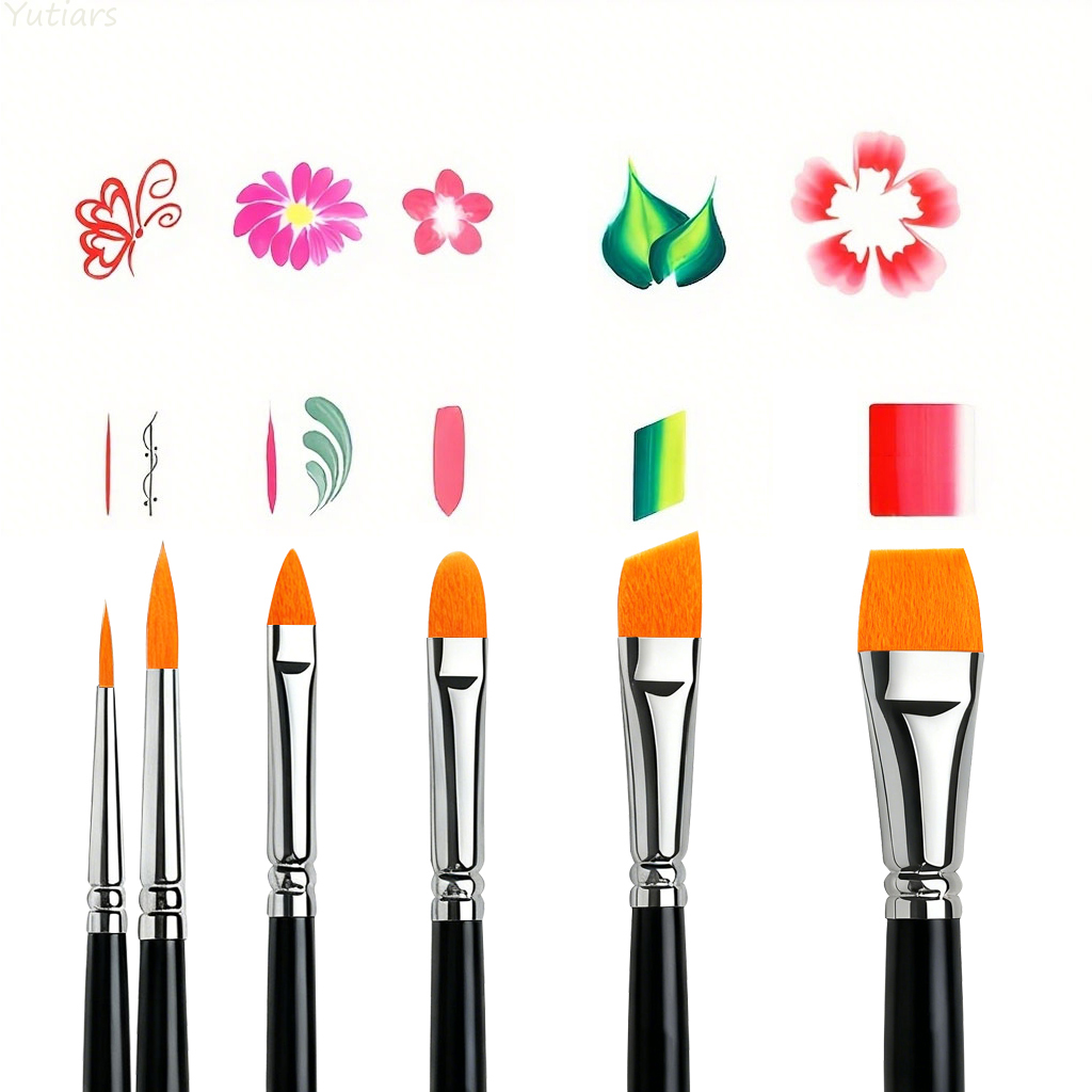 Beauty Makeup Store - 6 Pcs Face Painting Brush Kit