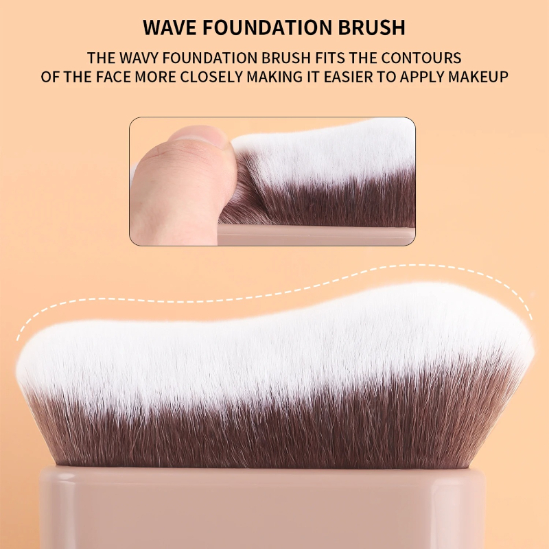 1Pc Hand-held MakeupBrush, Fou - Beauty Makeup Products 评论和价格