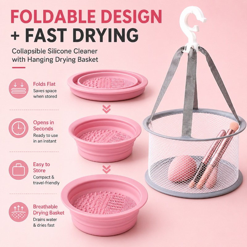 2-in-1 Silicone Makeup Brush C - Beauty Makeup Brushes 评论和价格