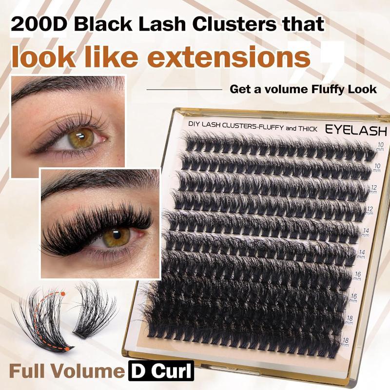 New Fluffy Thick Lash Clusters - Eyelash Extension 评论和价格
