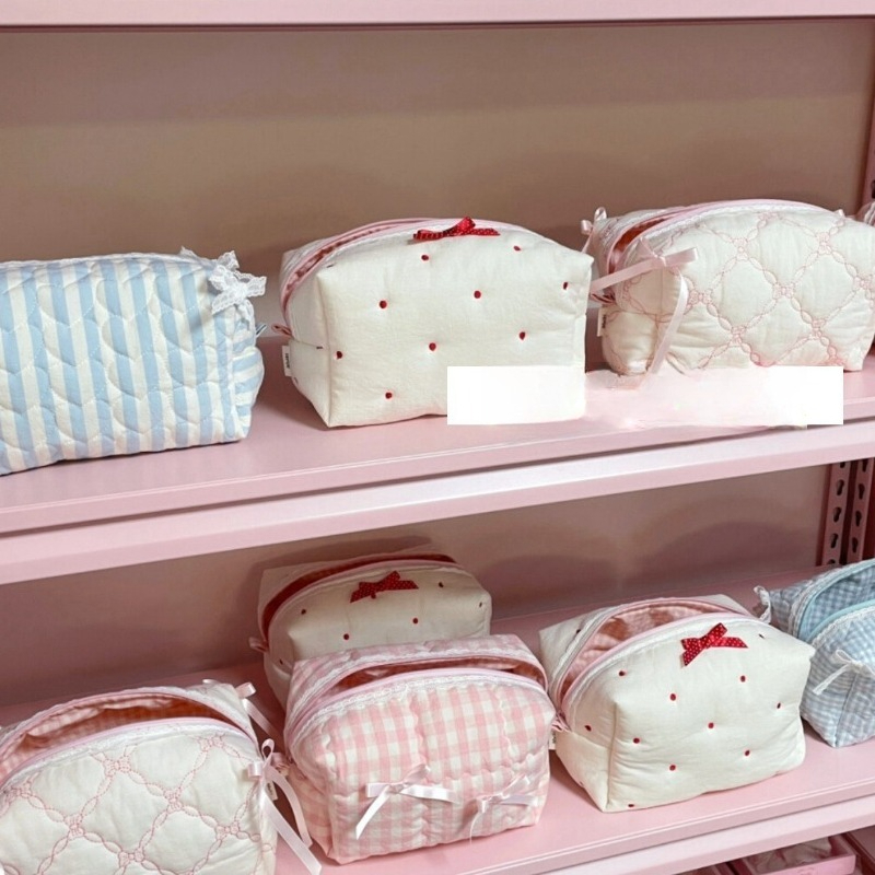 New Quilted Ins Makeup Bag Han - Beauty Makeup Edit 评论和价格