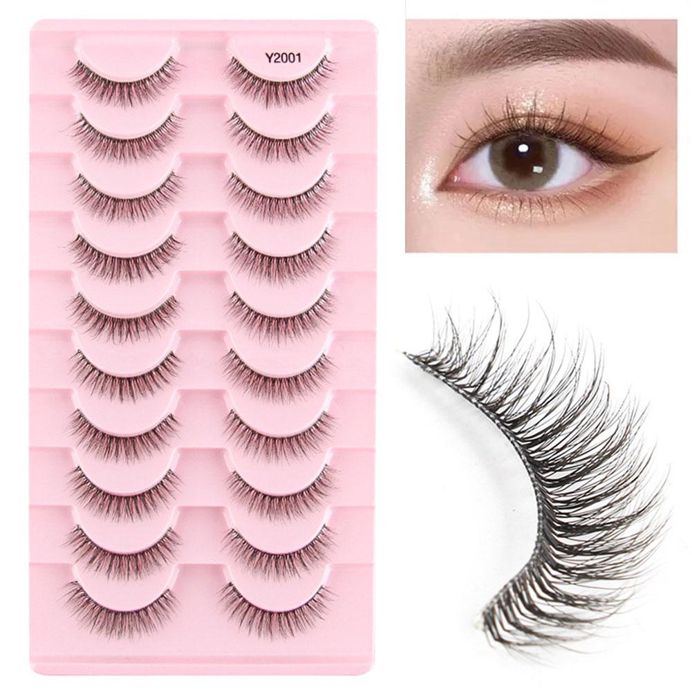 False Eyelashes Extension Soft - Beauty Makeup Look 评论和价格