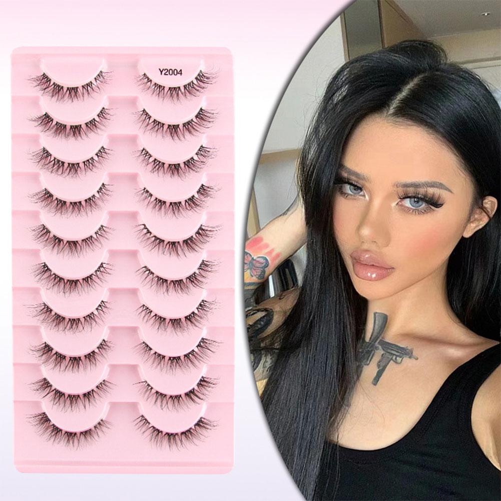 False Eyelashes Extension Soft - Beauty Makeup Look 评论和价格