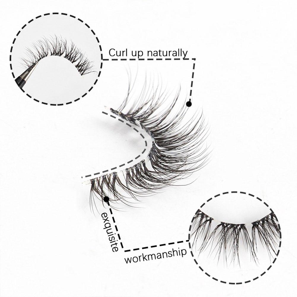 False Eyelashes Extension Soft - Beauty Makeup Look 评论和价格