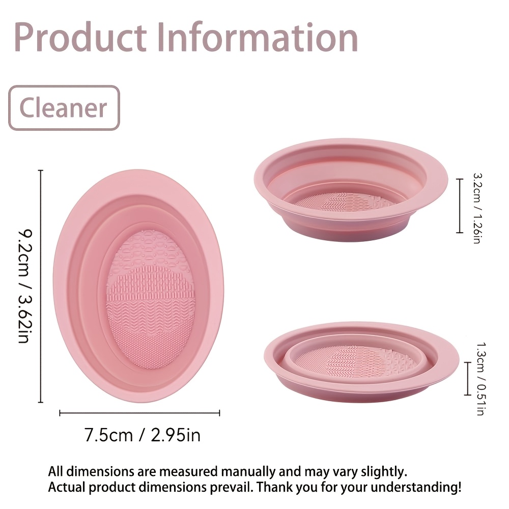 Foldable Silicone Makeup Brush - Beauty Makeup Products 评论和价格
