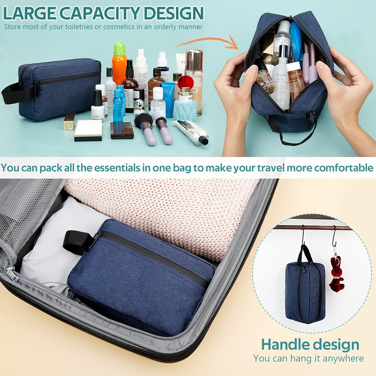 Toiletry Bag Travel Mens Cosme - Makeup Beauty Necessaire 评论和价格