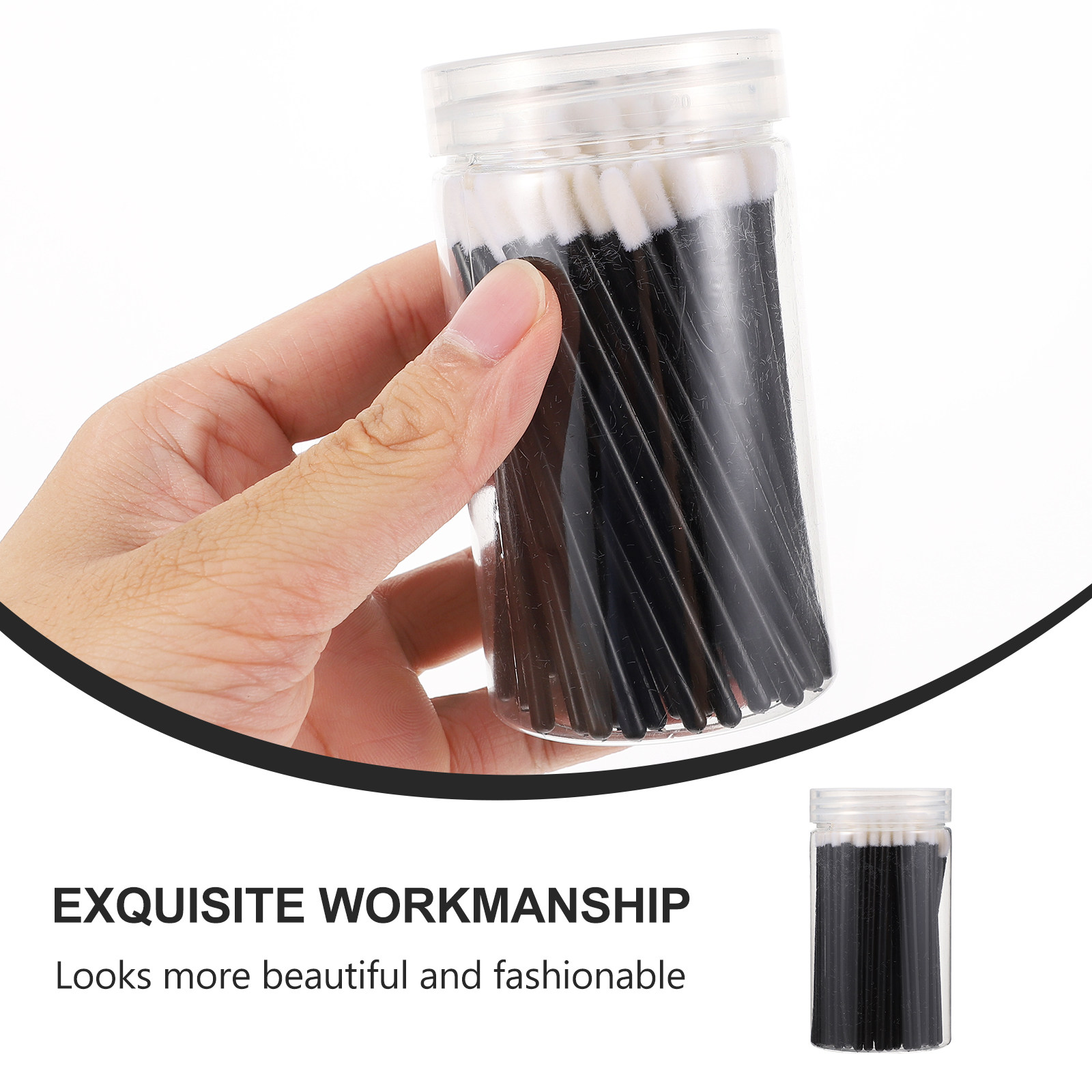 100Pcs Lip Brush Makeup Tools  - Beauty Makeup Brushes 评论和价格
