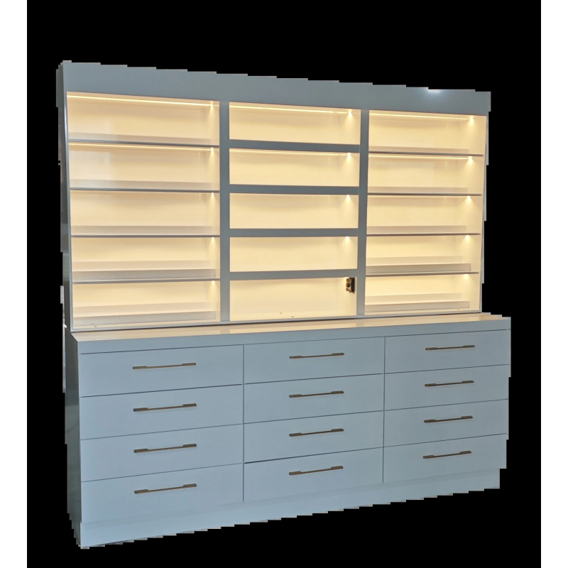 custom.Wood Shelf Display Rack - Beauty Makeup Store 评论和价格