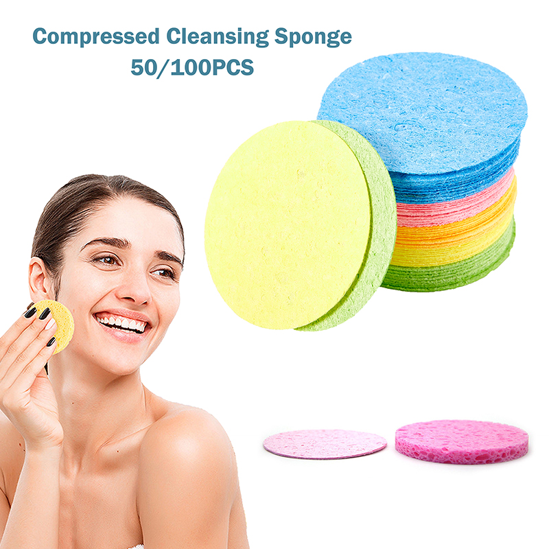 50/100Pcs Compressed Natural C - Beauty Makeup Store 评论和价格