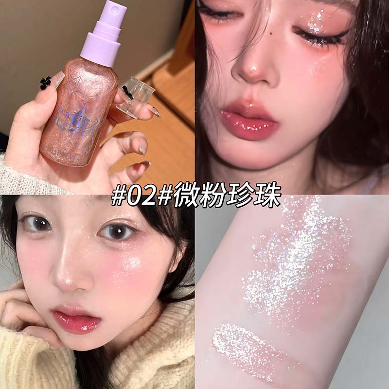 Body Glitter Spray Diamond Fin - Beauty Makeup Look 评论和价格