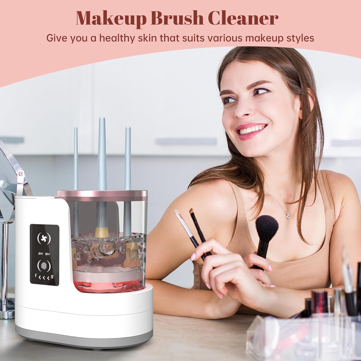 Automatic Rotating Makeup Brus - Beauty Makeup Products 评论和价格