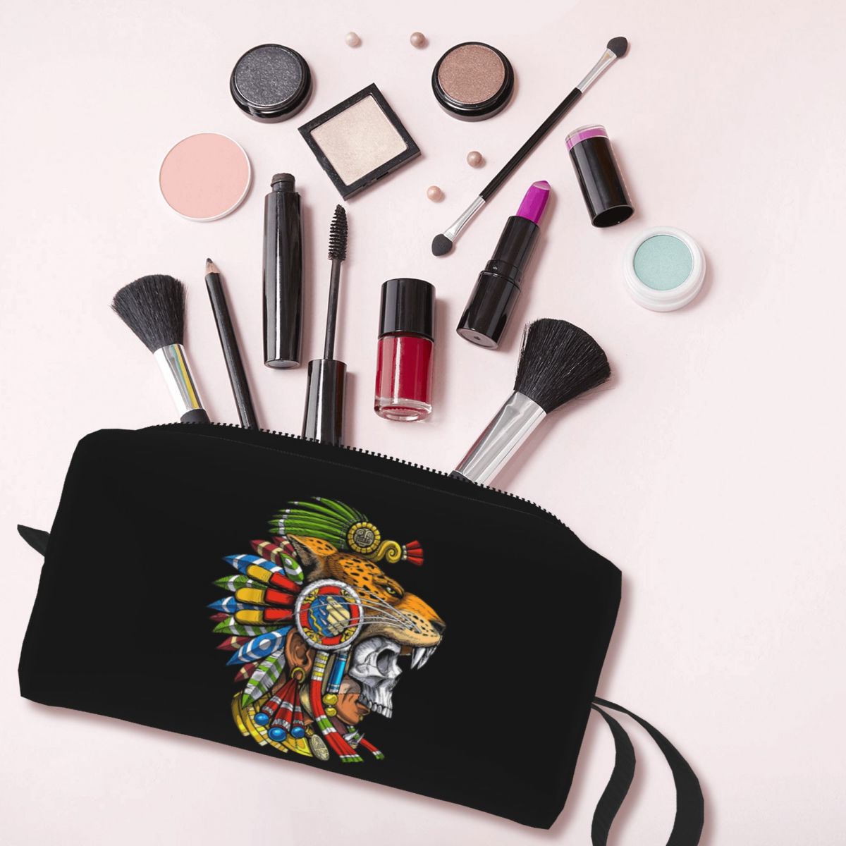 Aztec Skull Jaguar Warrior Mas - Jaguar Beauty Makeup 评论和价格