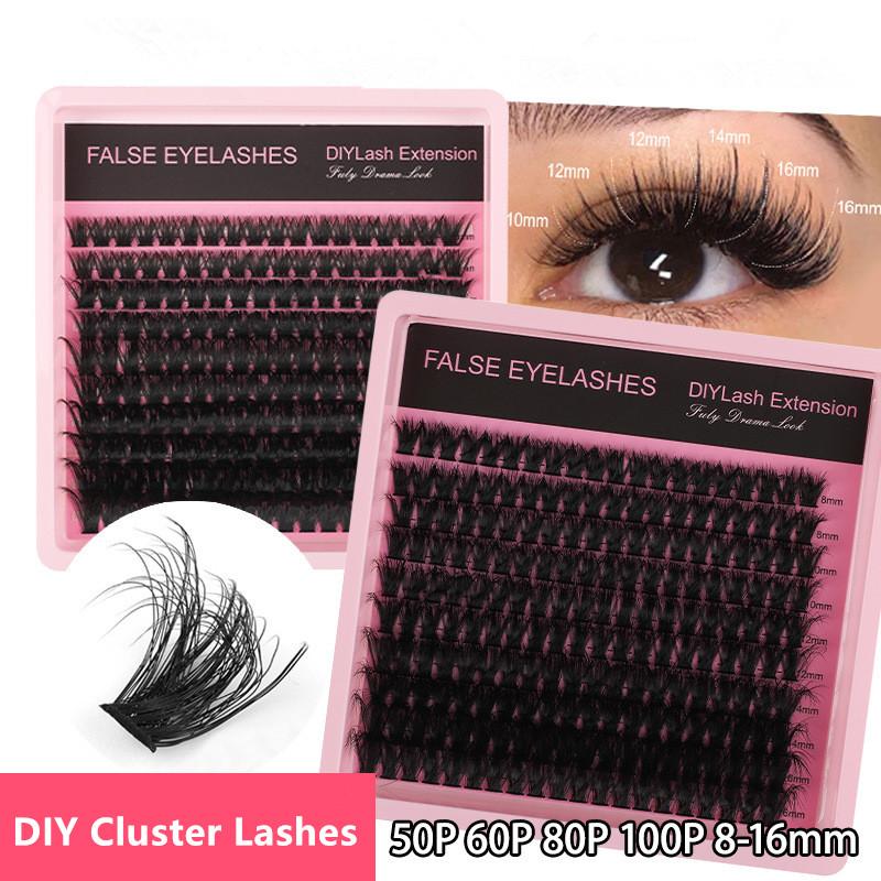 New 10Row 140 Clusters Fluffy  - Eyelash Extension 评论和价格