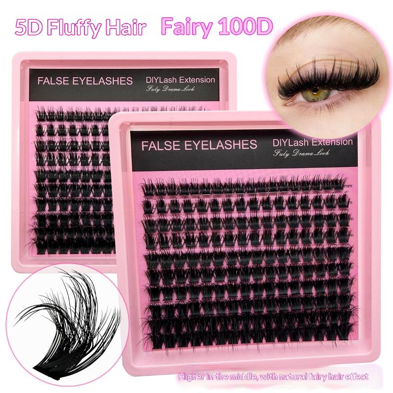 New 10Row 140 Clusters Fluffy  - Eyelash Extension 评论和价格