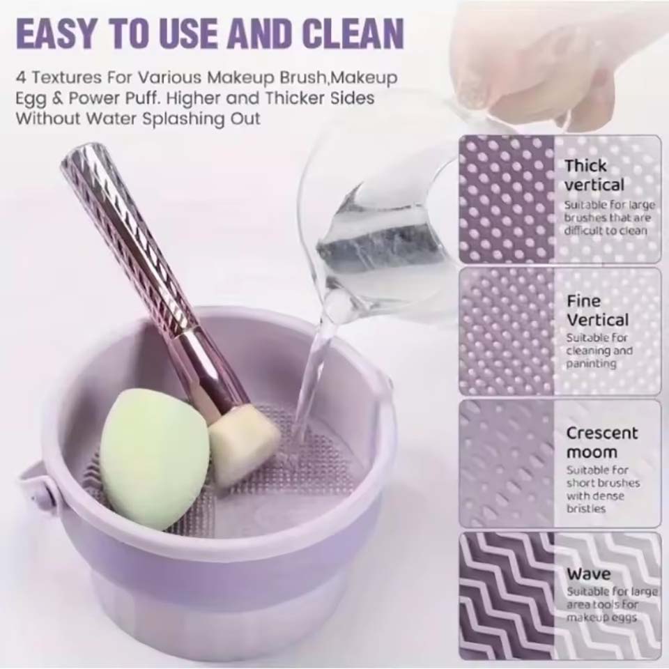 Makeup Brush Cleaning Bowl Bea - Beauty Makeup Brushes 评论和价格