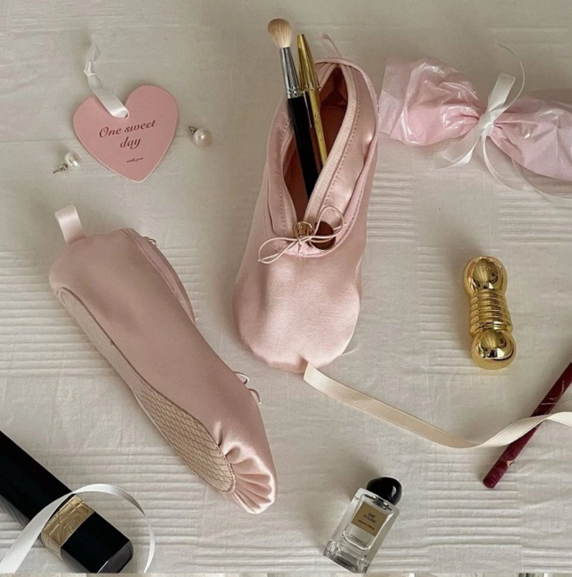 Ballet Shoe Shaped Makeup Bag, - Beauty Makeup Girl 评论和价格