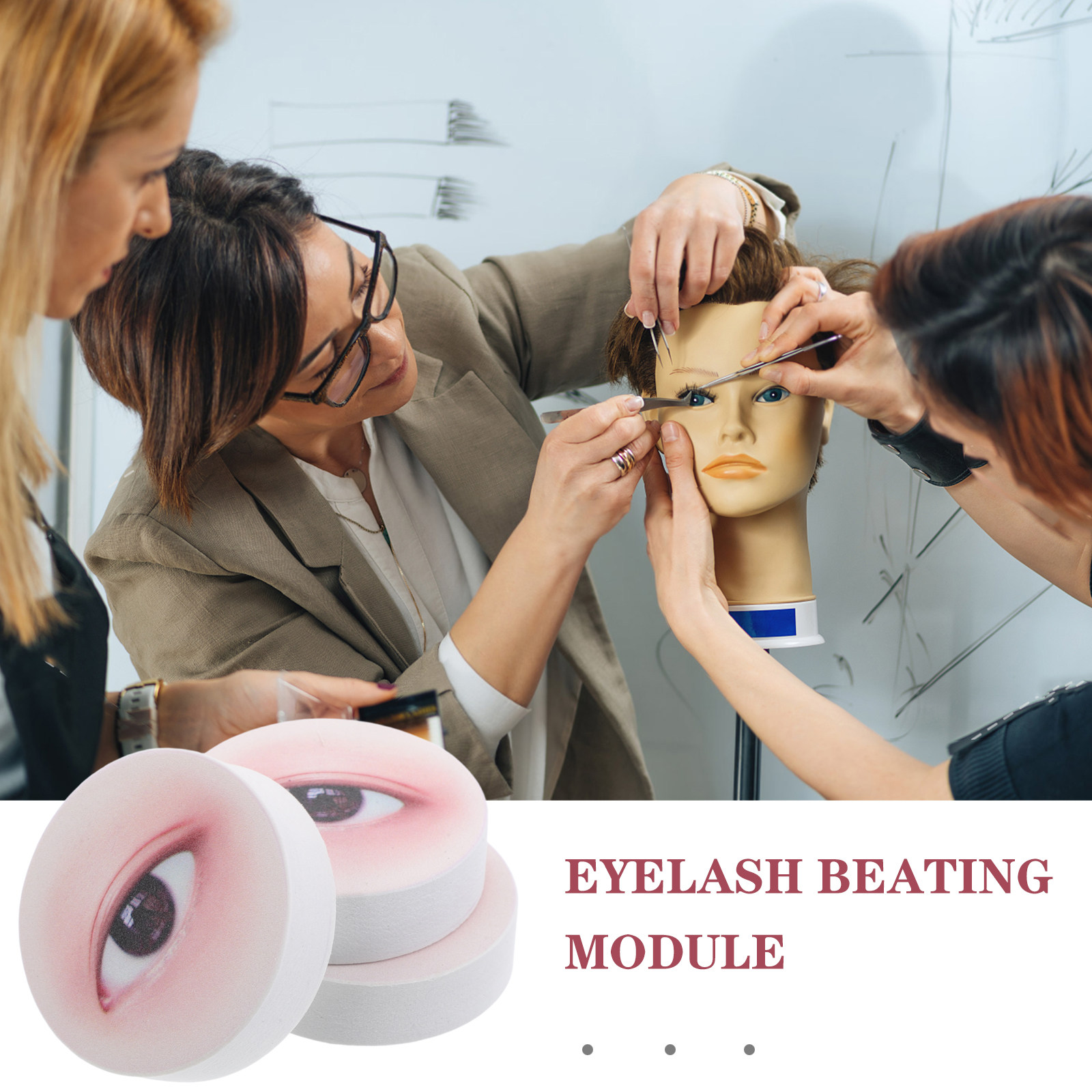 3Pcs Lash Extension Practice B - Eyelash Extension 评论和价格