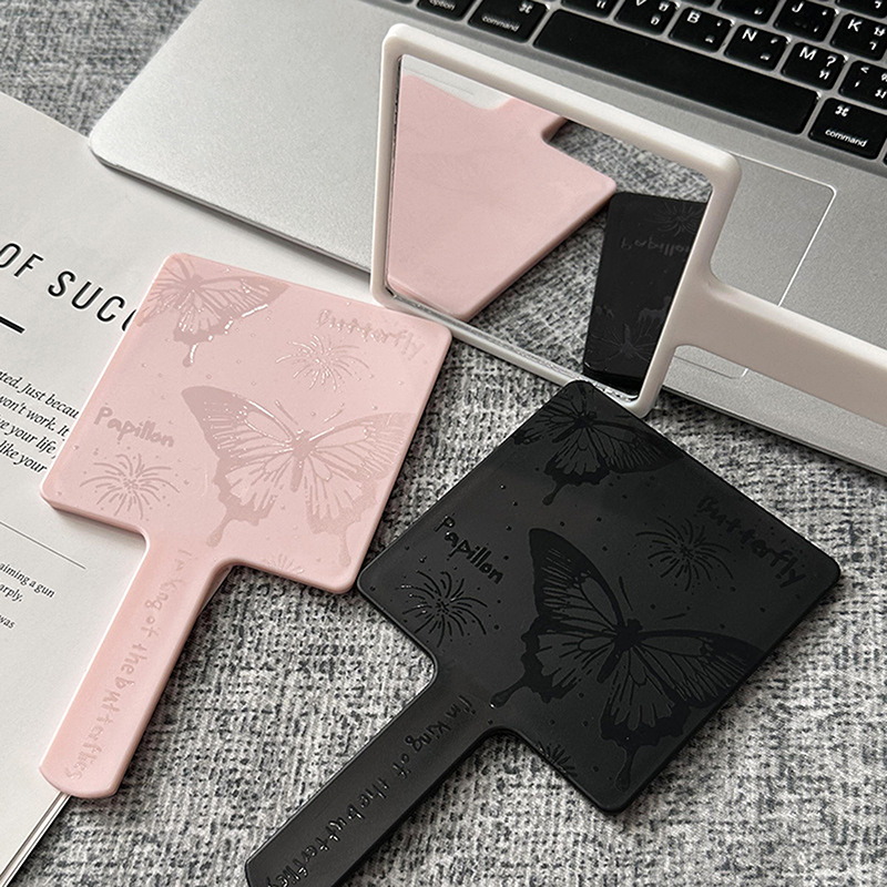 Vintage Butterfly Square Mirro - Beauty Makeup Girl 评论和价格