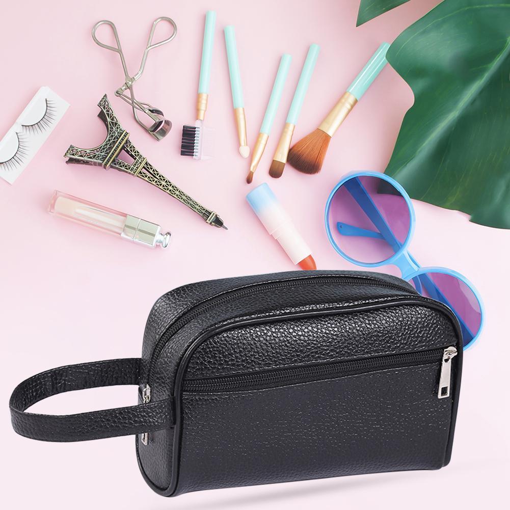 Travel Mens Toiletry Bag PU Le - Makeup Beauty Necessaire 评论和价格