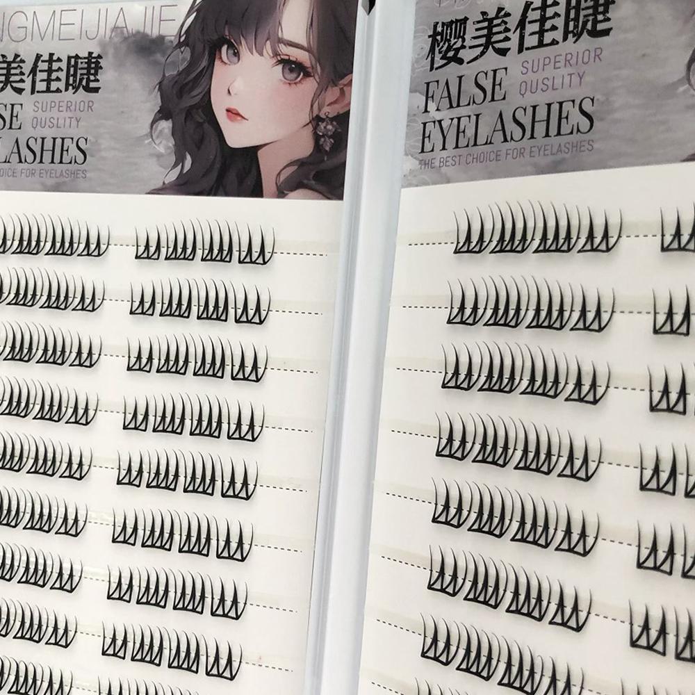 DIY Self Adhesive False Eyelas - Beauty Makeup Look 评论和价格