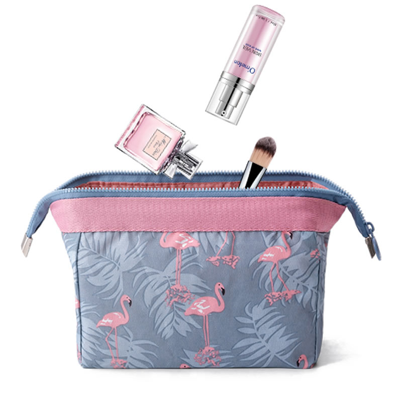 Women Travel Animal Flamingo M - Makeup Beauty Necessaire 评论和价格